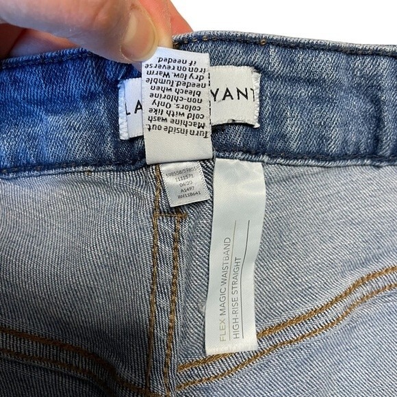 Lane Bryant Flex Magic Waistband High Rise Straight Leg Jeans Plus Size 18 - Picture 5 of 9